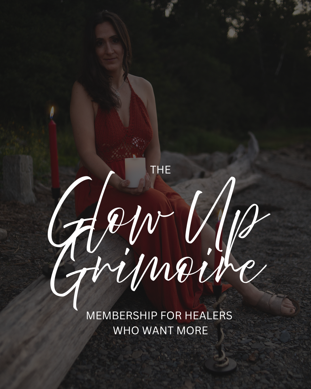 The Glow Up Grimoire-A Membership for Witches + Healers Who Want It All.