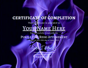 Purple Fire Attunement Reiki DMT OBE Lucid Dreaming Physical Healing Spirit Communication Energy Reiki Session