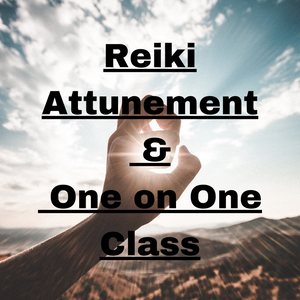 Reiki 1, 2, or 3 Attunement and Class Zoom One-on-One Distance Energy Healing Time Traveling Energy