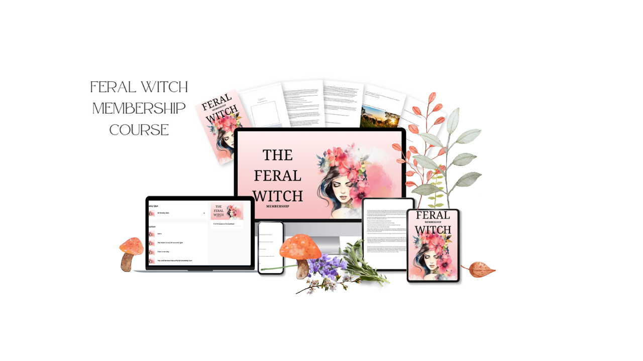 Open Now! Feral Witch Membership-Get 35%Off your first month of membership here!