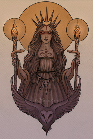 New! Hekate Hecate Attunement Triple Goddess of Witchcraft Wisdom Motherly Guidance-Great for Beginners or Baby Witches