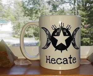 Hecate's Exclusive Tribal Design Sigil Coffee or Tea Mug! Great Offering or Gift! - BlackTreeBlueRaven