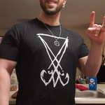 Lucifer Scratched Sigil Tee Shirt