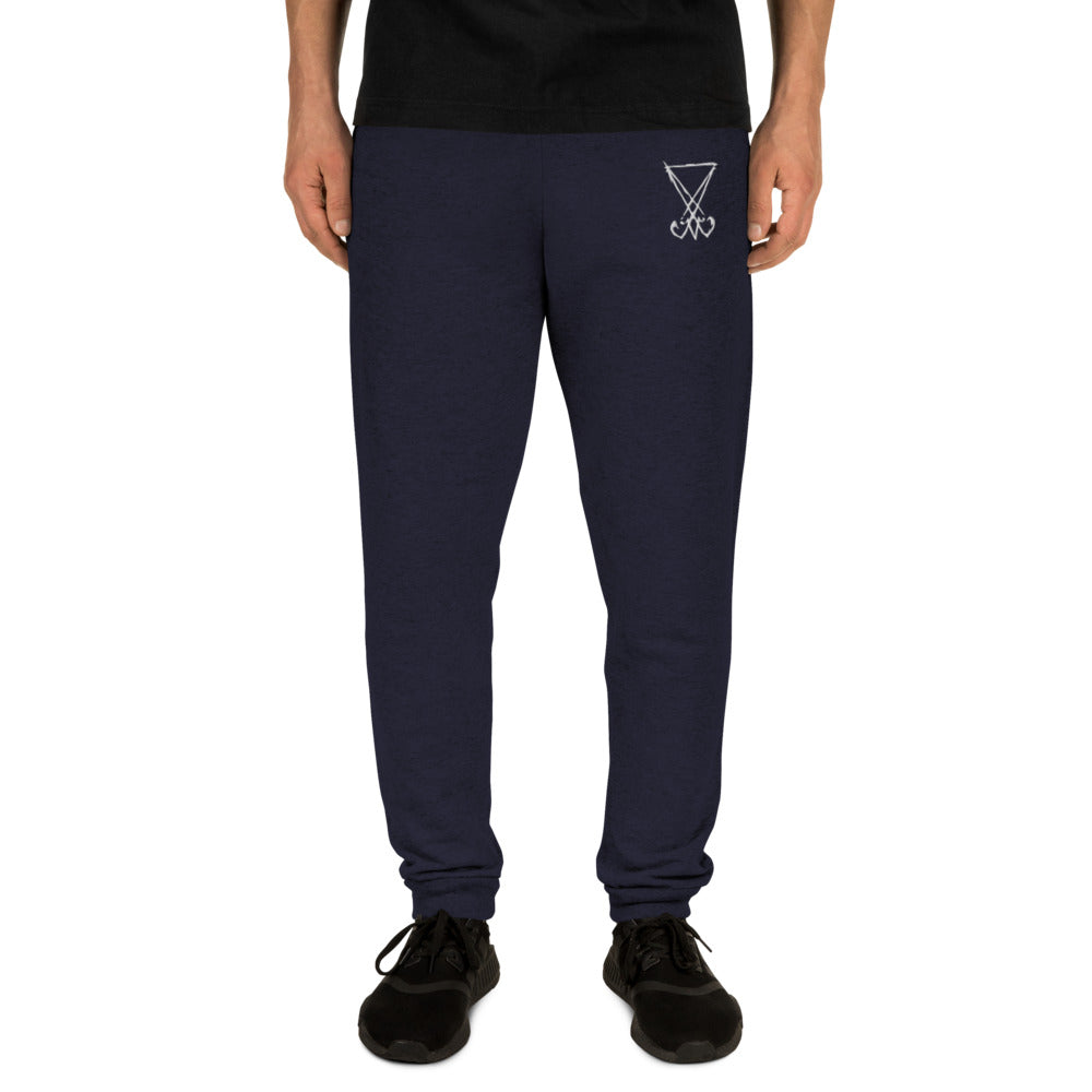 Men's Lucifer Scratched Sigil Joggers