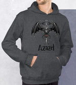 Azazel Demon Dragon Sword Sigil Graphic Hoodie Unisex