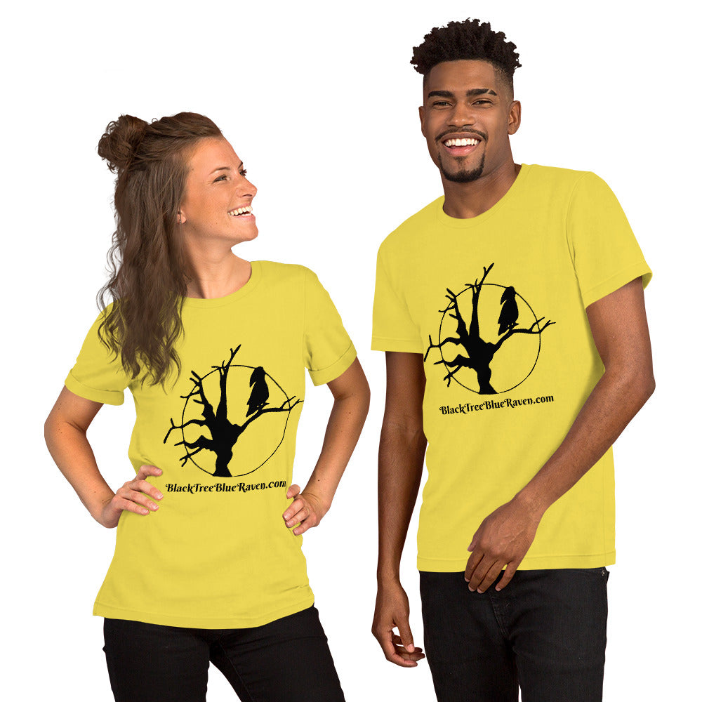 BlackTreeBlueRaven Logo Tee Shirt for Men Or Woman - BlackTreeBlueRaven