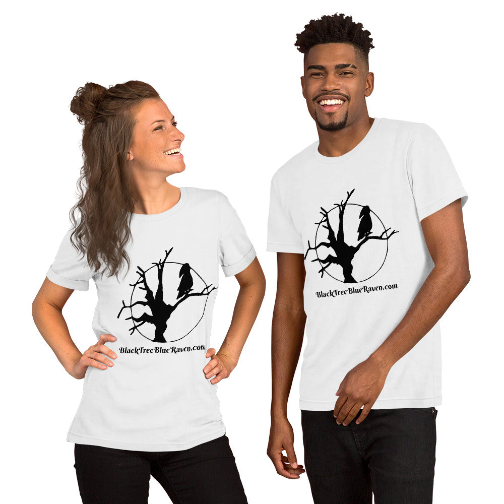 BlackTreeBlueRaven Logo Tee Shirt for Men Or Woman - BlackTreeBlueRaven