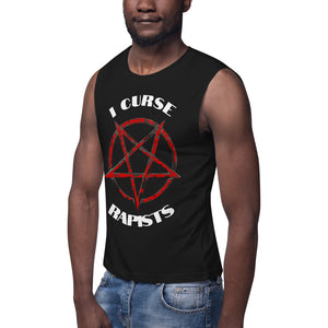 V.K Jehannum Brand "I Curse Rapists" Summer Muscle Shirt