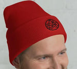 Cuffed Winter Beanie with Necronomicon Sigil!