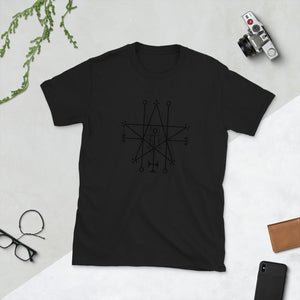 Astaroth Sigil Black Graphic T-Shirt