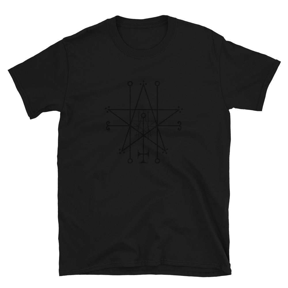 Astaroth Sigil Black Graphic T-Shirt